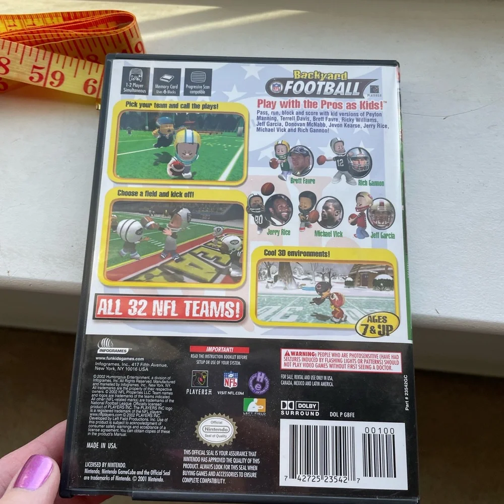 Nintendo GameCube Backyard Football - Picture 3 of 3